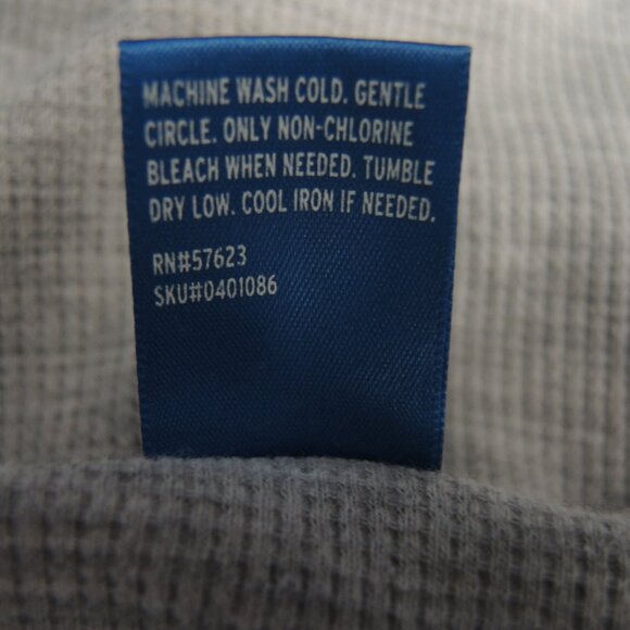 4/$25 Highland Outfitters Gray Waffle Knit Top Base Layer Thermal Size Medium - Picture 5 of 6